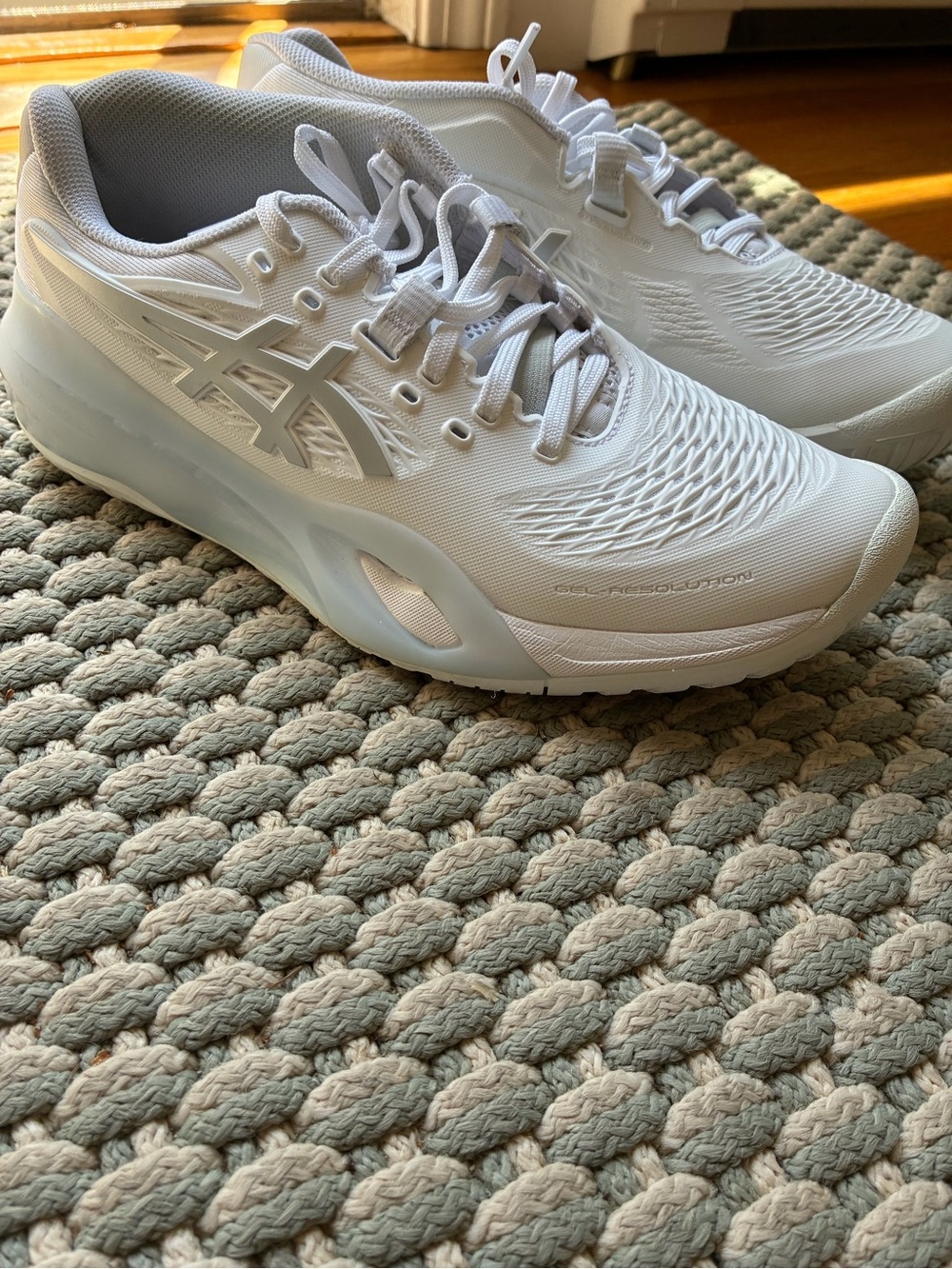 Asics All-White Performance Tennis Shoes